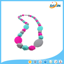 New Style Design Silicone Teether Toy Necklace Baby Teething Necklaces